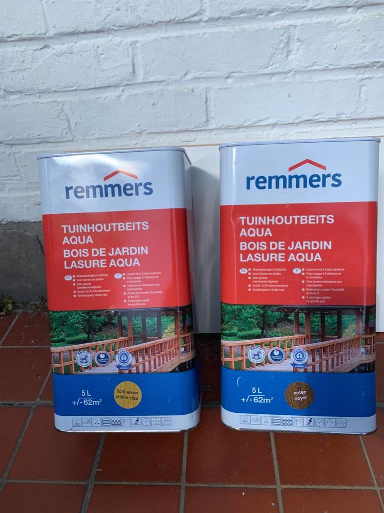 Lasure bois extérieur et intérieur 5L Remmers, Bricolage & Construction, Enlèvement, Neuf