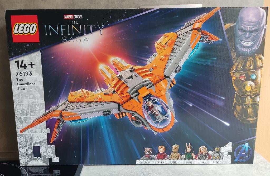 lego marvel 76193 het schip van de guardians, Kinderen en Baby's, Speelgoed | Duplo en Lego, Nieuw, Lego, Complete set, Marvel