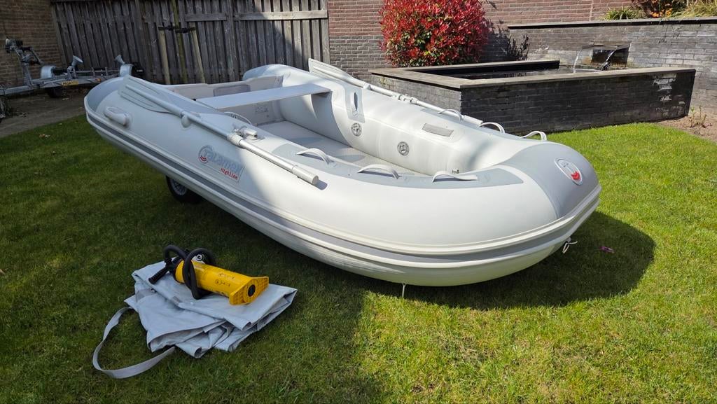 Rubberboot Talamex HLA300 Airdeck + Suzuki 4PK 4-Takt, Watersport en Boten, Rubberboten, Ophalen
