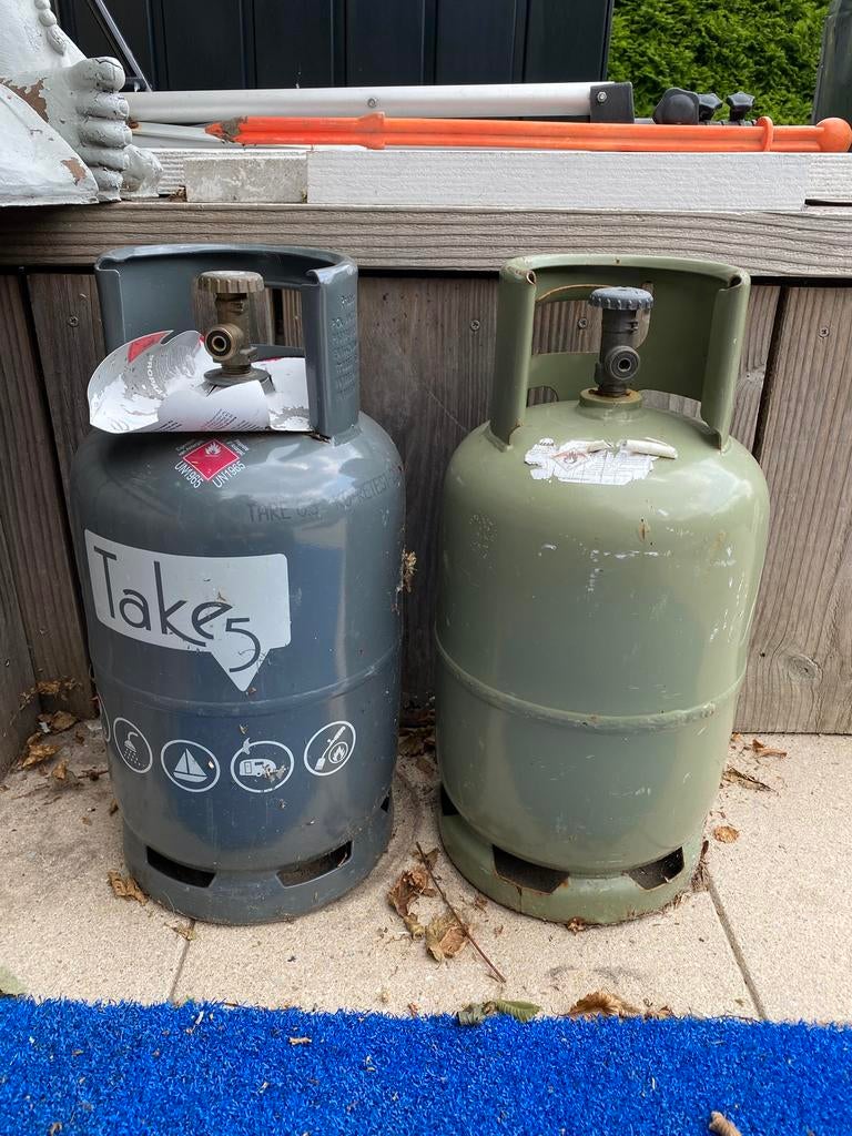 Gasflessen, Tuin en Terras, Ophalen, Zo goed als nieuw