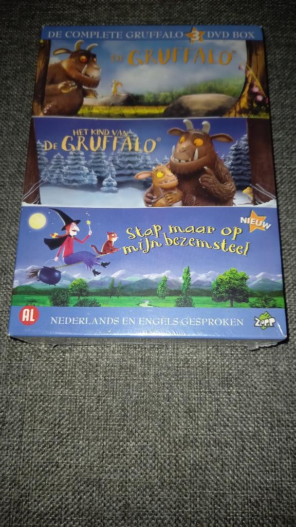 DVD box Gruffalo – Nieuw, Cd's en Dvd's, Dvd's | Tekenfilms en Animatie, Nieuw in verpakking, Boxset, Ophalen of Verzenden