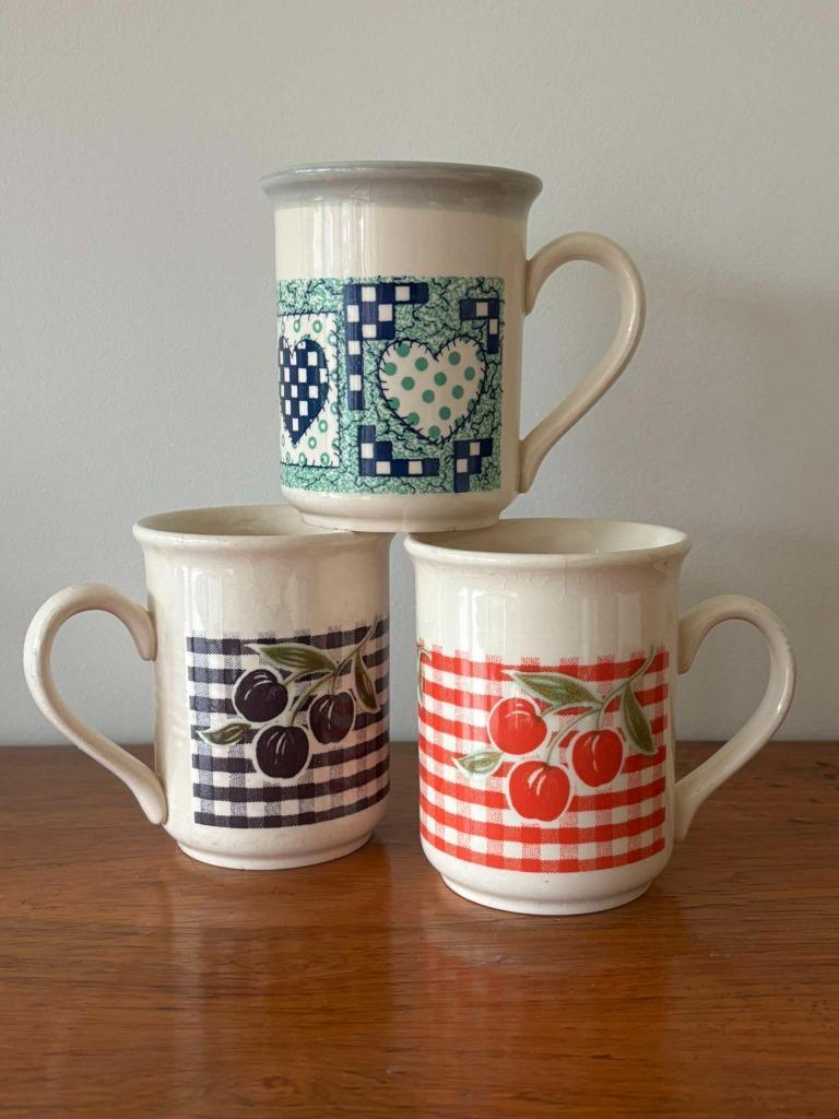 3 Mugs vintage en céramique Biltons, Enlèvement, Céramique, Autres styles, Tasse(s) et/ou soucoupe(s)