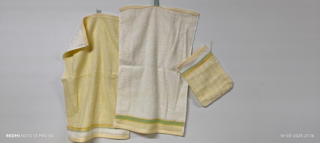 Gastendoekjes en washandjes.Merk Santens. Nieuw., Enlèvement, Neuf, Beige