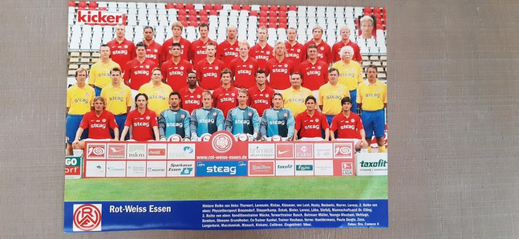 Knipsel Rot-Weiss Essen, Verzenden, Zo goed als nieuw, Poster, Plaatje of Sticker