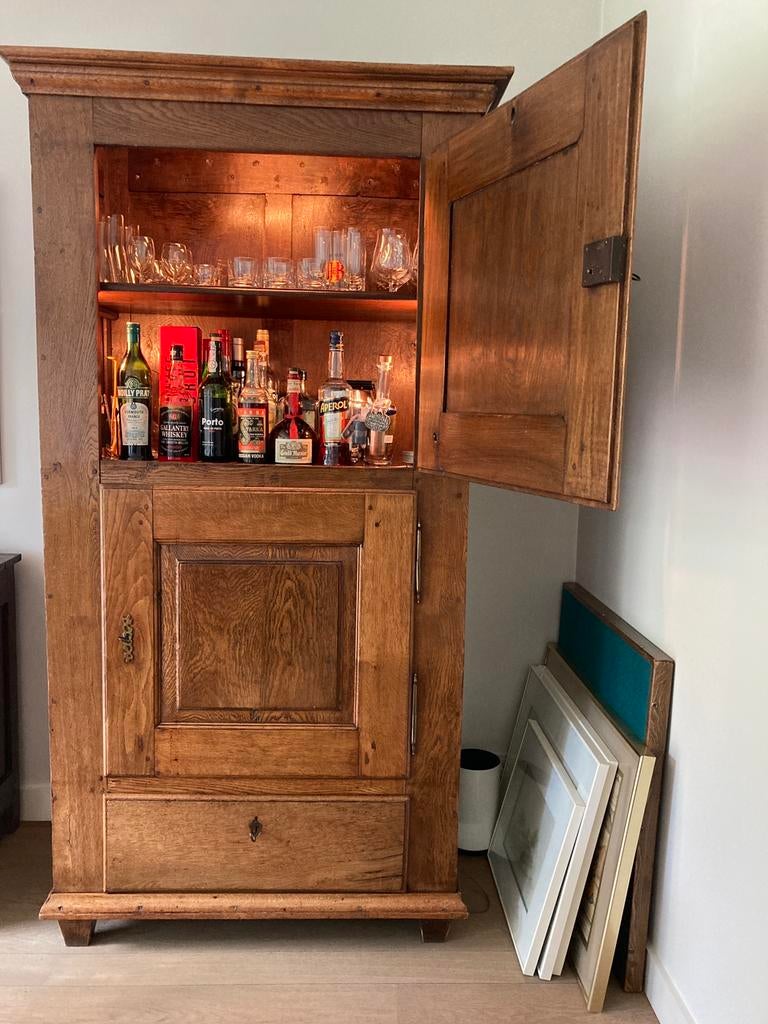 Homme debout en chêne 94x197x50, Enlèvement