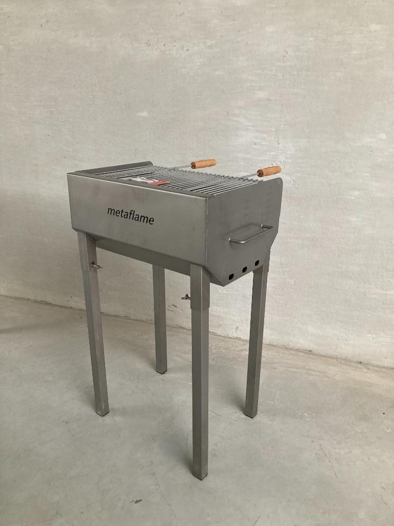 Professionele RVS-BBQ-Metaflame, Tuin en Terras, Houtskoolbarbecues, Ophalen of Verzenden, Nieuw, Metaflame