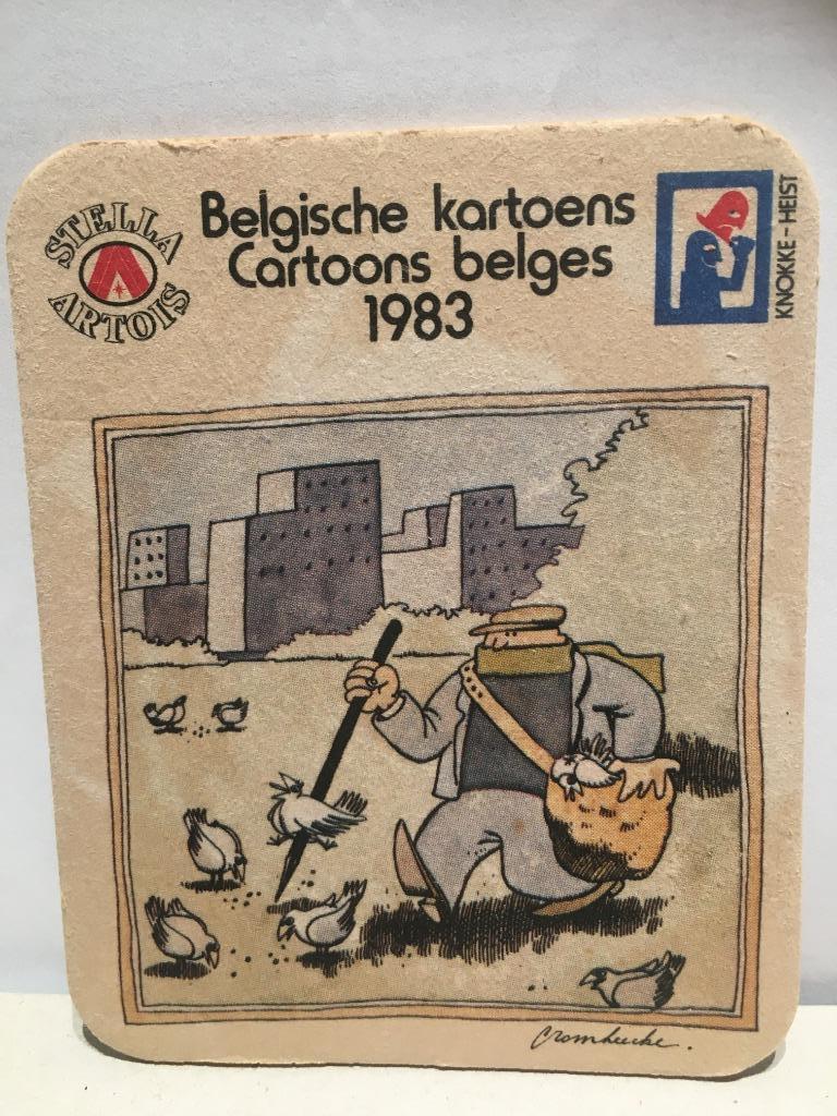 Stella Artois Bierviltjes uit 1983 en 1984, Ophalen of Verzenden, Gebruikt, Viltje(s), Stella Artois