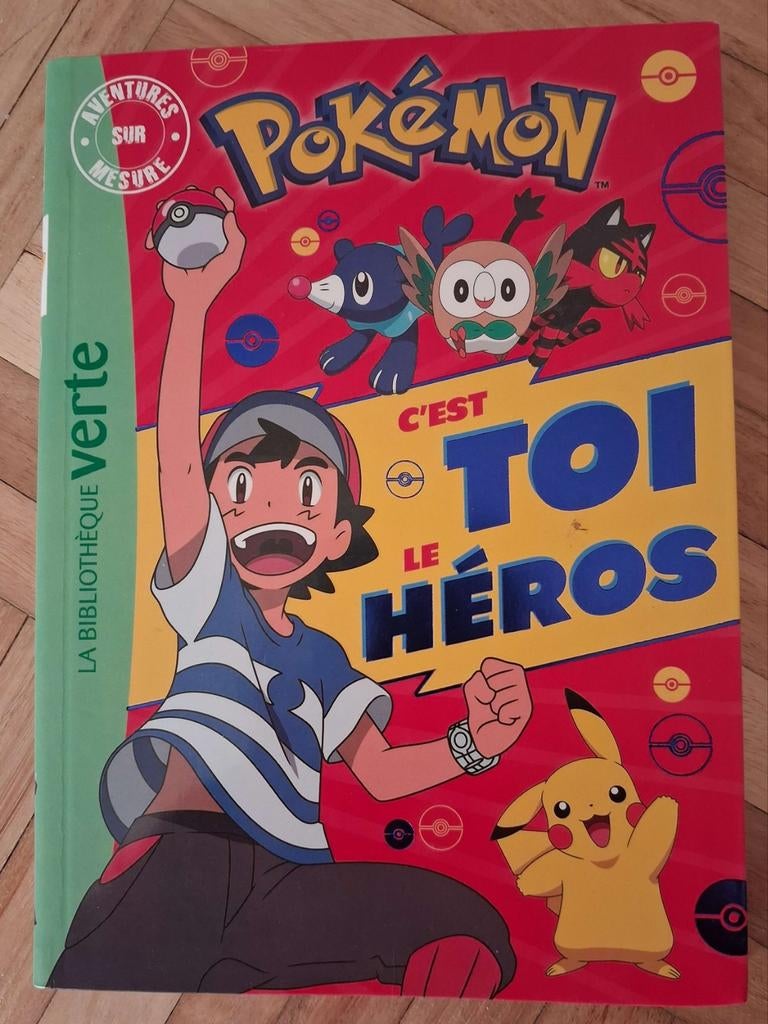 C'est toi le héros Pokémon, Livres, Enlèvement ou Envoi, Comme neuf
