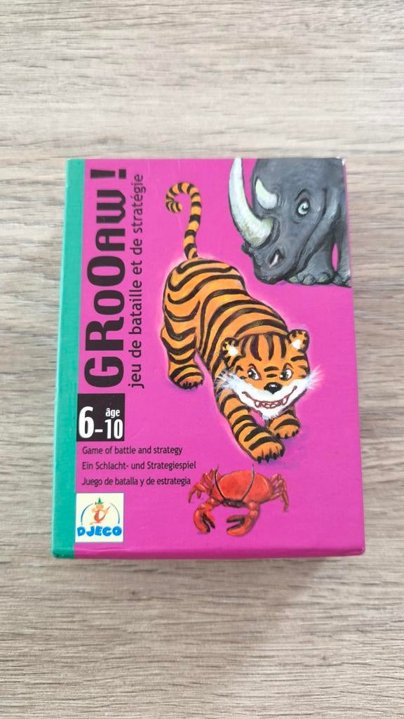 Jeu Djeco GROOAW !, Enlèvement, Comme neuf