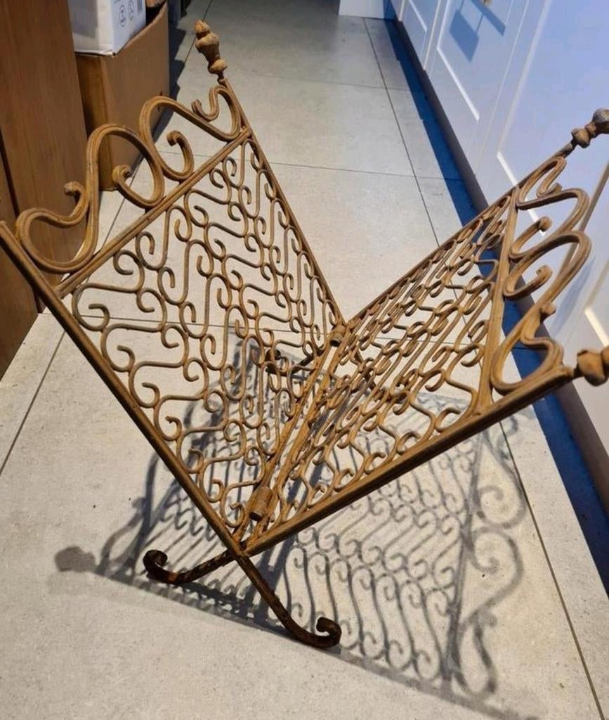 Smeedijzeren Brandhout rekje, Ophalen of Verzenden