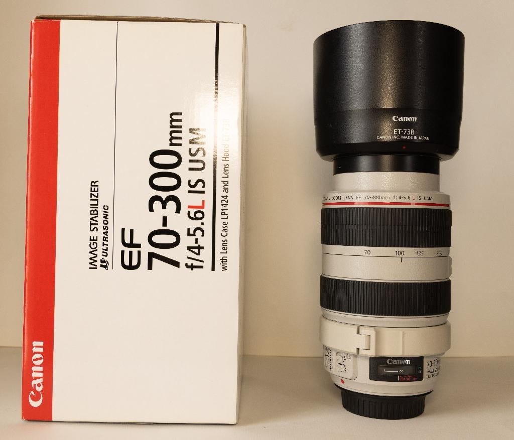 canon ef 70-300 f4-5.6 L is usm, Enlèvement ou Envoi, Comme neuf, Téléobjectif, Zoom