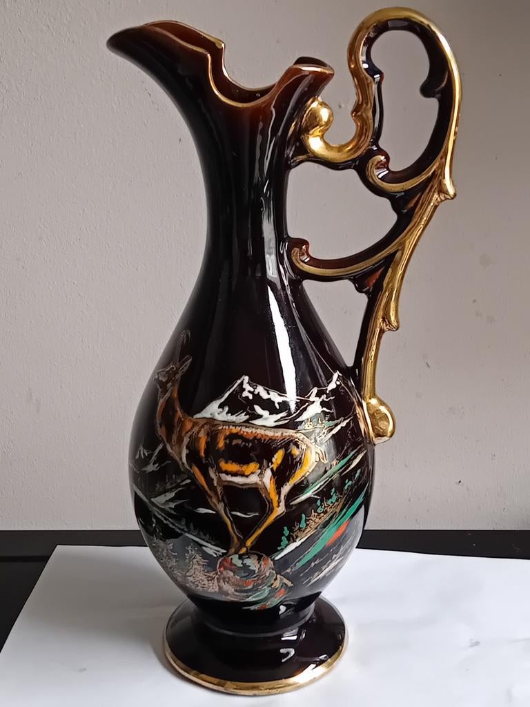 Pichet en faïence fait main, Antiquités & Art, Enlèvement ou Envoi