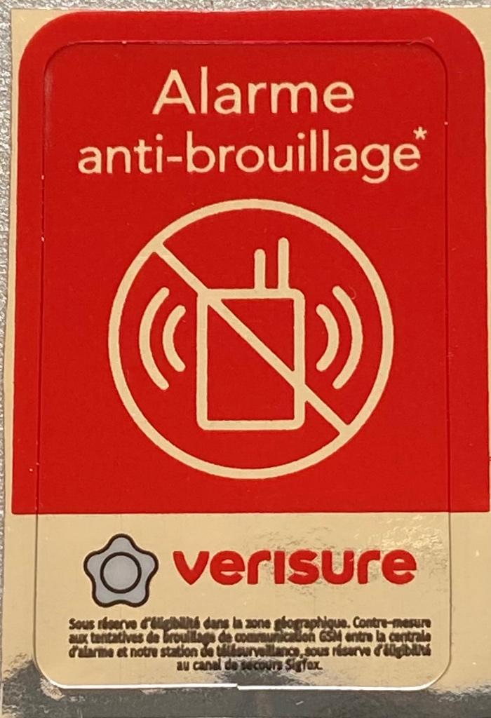 Verisure alarme autocollant, Enlèvement ou Envoi, Neuf, Autres types
