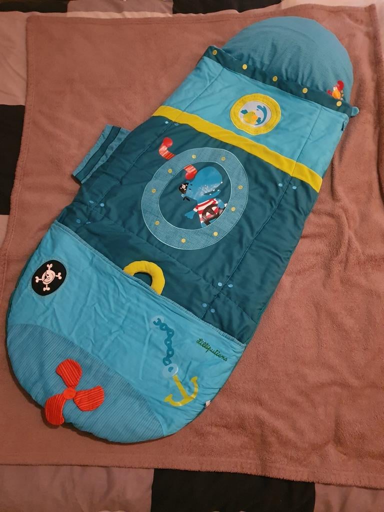 Sac de couchage pour enfant Lilliputiens Arnold The Hippopot, Enfants & Bébés, Enlèvement, Utilisé, Sac de couchage