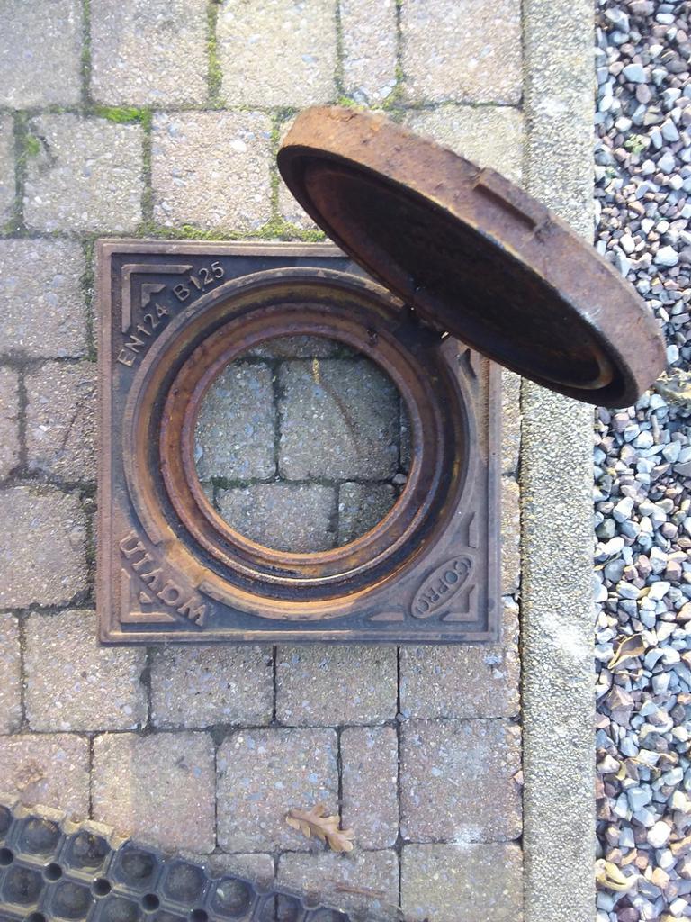 Couvercle de trou d'homme, Enlèvement, Comme neuf, Évacuation