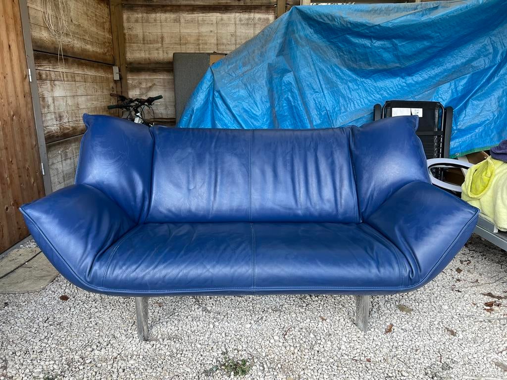 Canapé de designer vintage, Maison & Meubles, Canapés | Salons, Comme neuf, Cuir, Enlèvement