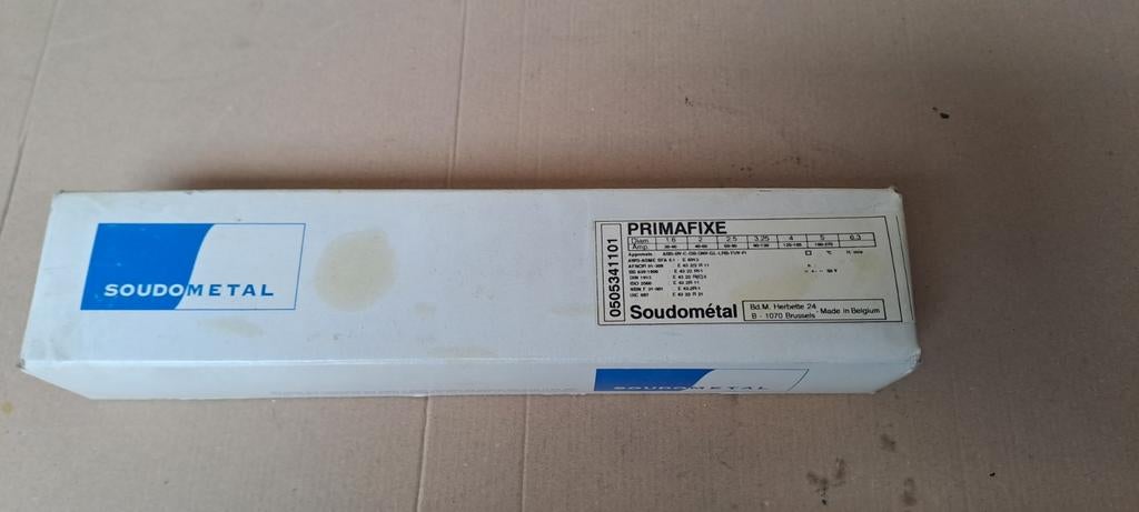 Lasbagetten Primafixe ,inoxelektroden,gutselektroden, Ophalen of Verzenden, Zo goed als nieuw, Inox