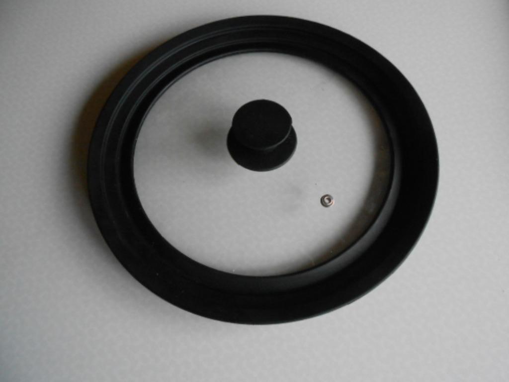 couvercle en verre, marmites, casseroles avec rebord en sili, Enlèvement ou Envoi, Comme neuf, Verre, Plaque céramique