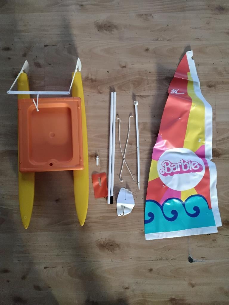 Jouets barbie vintage + chambre de poupées Frade Italy, Enlèvement, Utilisé, Maison de poupées