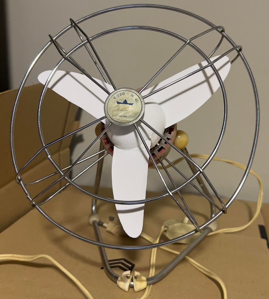 Tafel ventilator jaren 60, Ophalen of Verzenden, Gebruikt