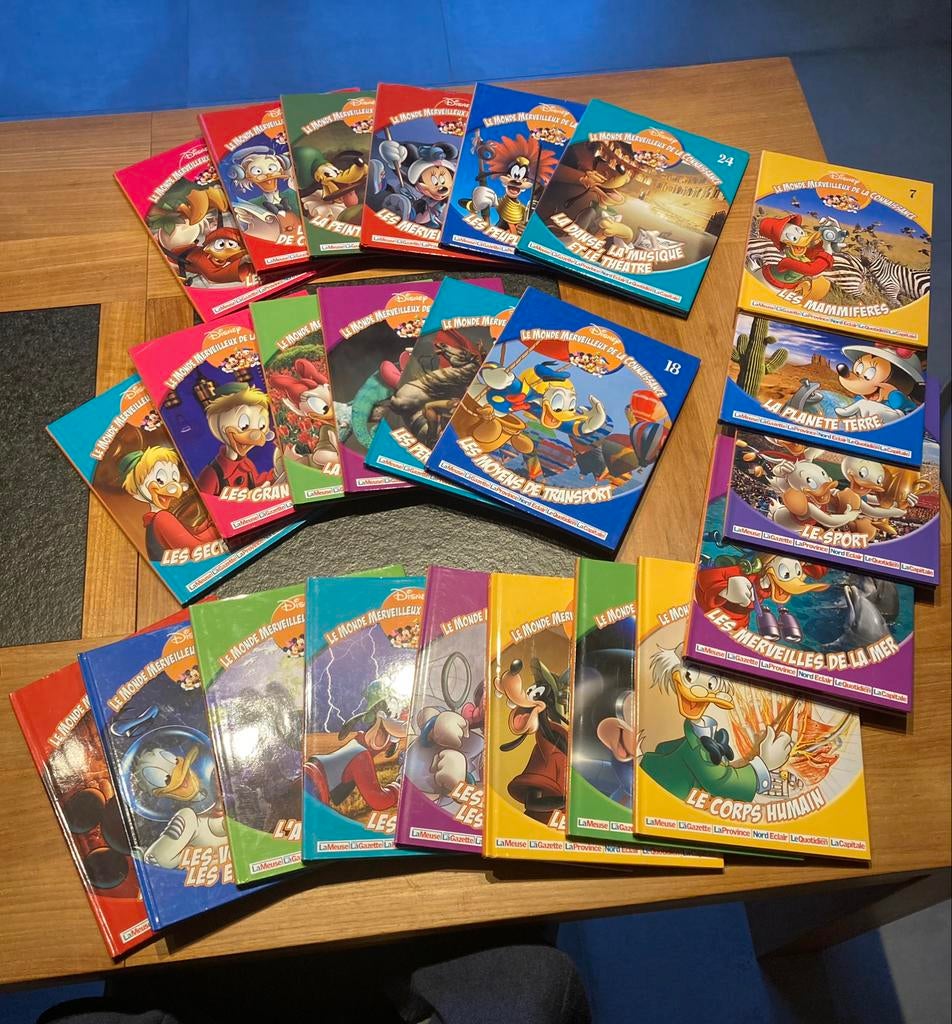 Disney collection complète de 24 livres, Enlèvement