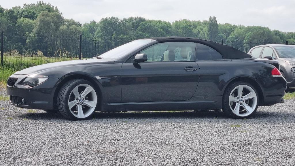 BMW 630 - Cabrio-3,0 Benz-2005, Auto's, BMW, Automaat, Cabriolet, Leder, Bedrijf
