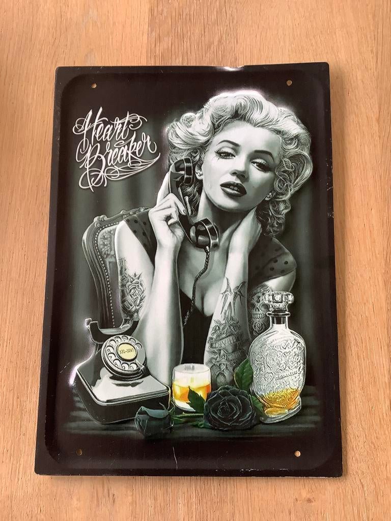 Plaque en tôle décoration, Maison & Meubles, Utilisé