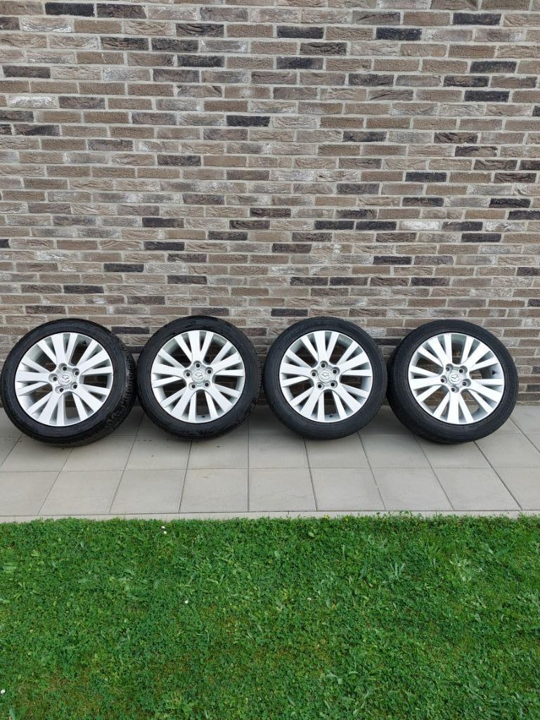 Jantes d'origine Mazda 6 (2010) 215/50 R17, Autos : Pièces & Accessoires, Pneus et Jantes, 215 mm, Véhicule de tourisme, Pneus été