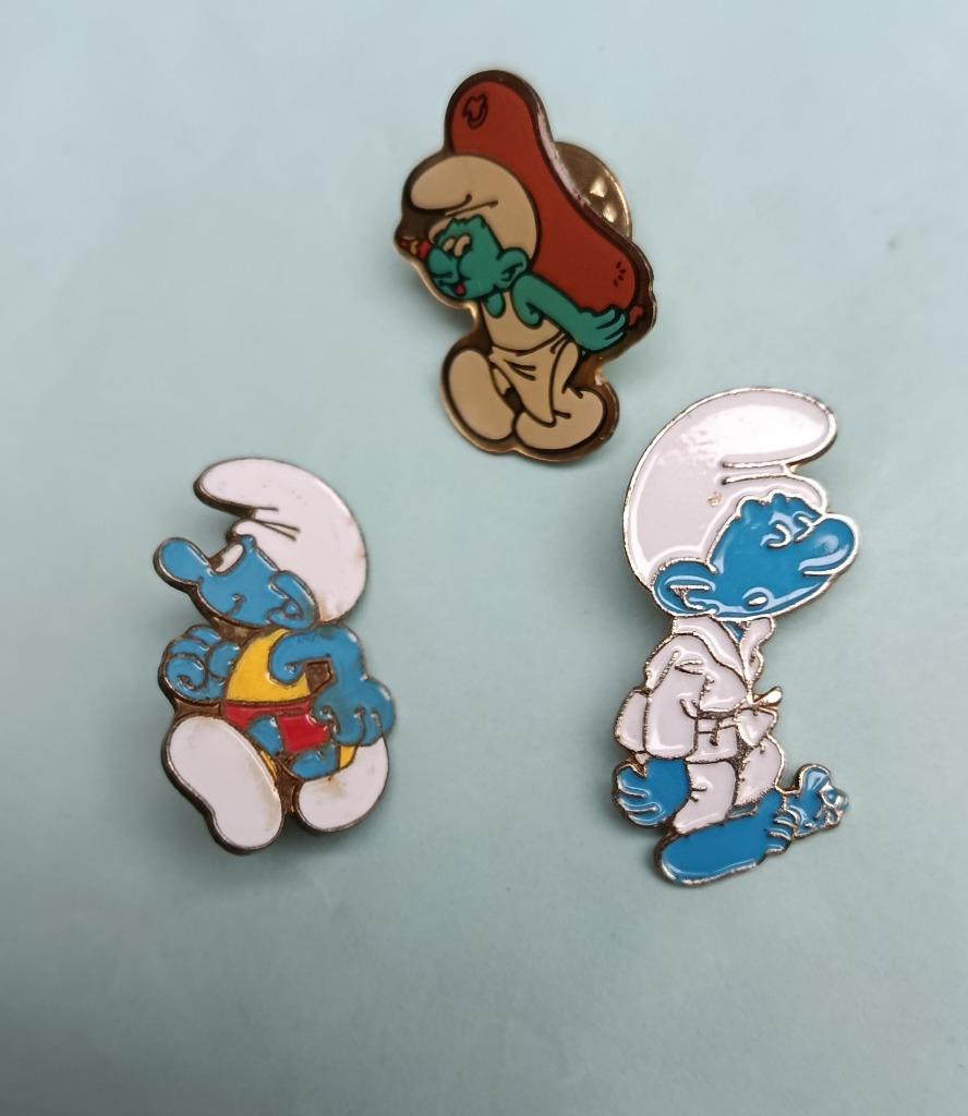Pins des Schtroumpfs (Tesseire, Walibi, Terbeke, Sport), Collections, Enlèvement ou Envoi, Utilisé, Autres types