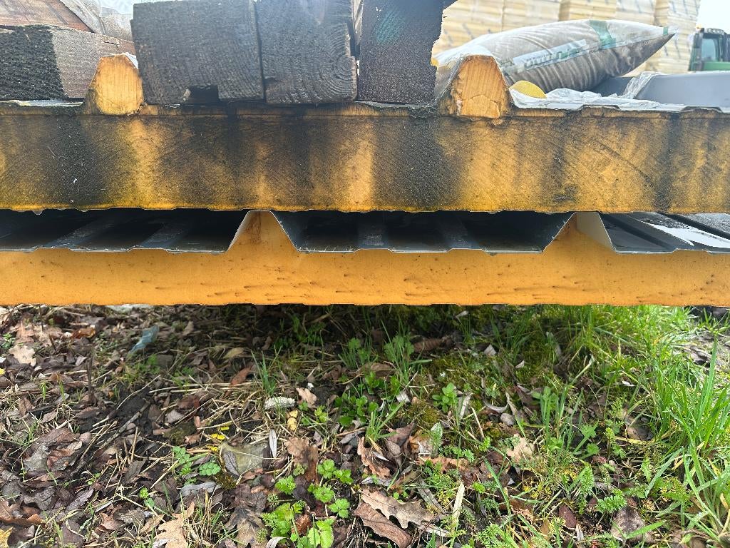 dakplaat, Doe-het-zelf en Bouw, Zwart, Nieuw, 5 tot 10 m², Metaal