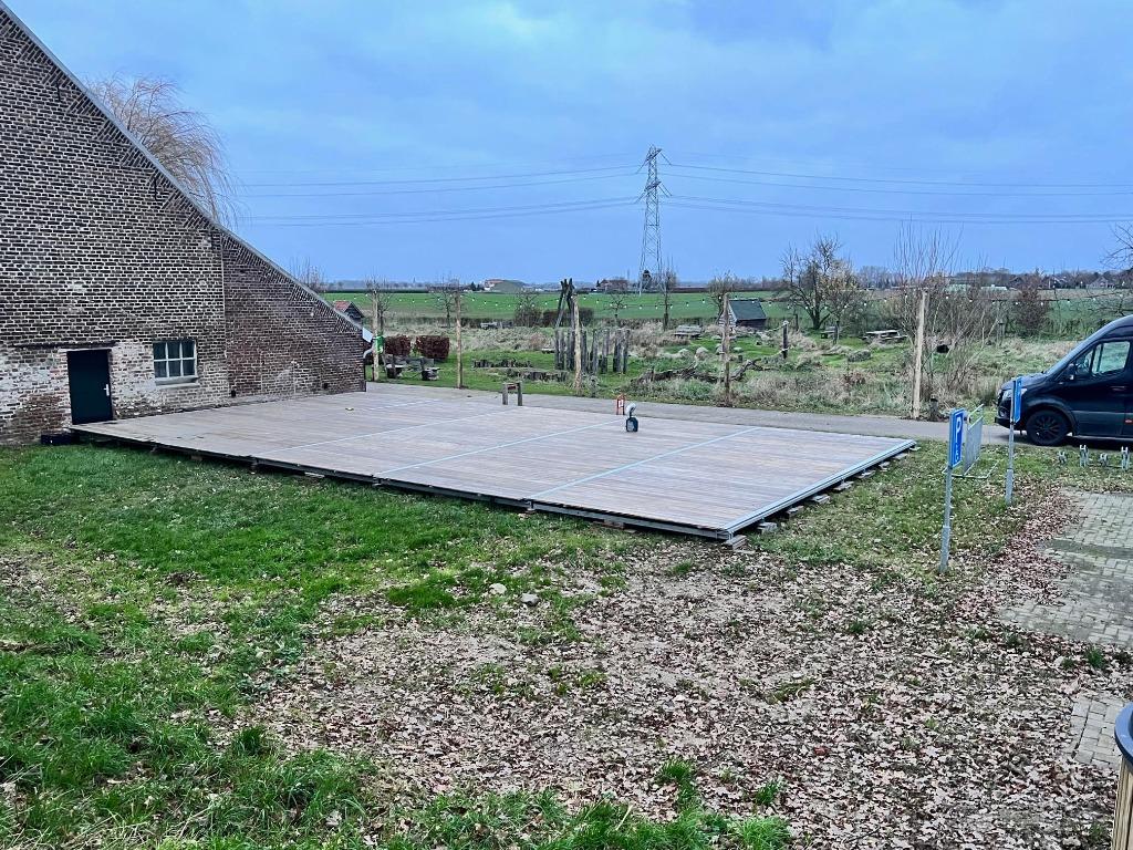 Tentvloer systeemvloer Cassettevloer, Tuin en Terras, Partytenten, Ophalen, Gebruikt, Overige typen, 6 meter of meer