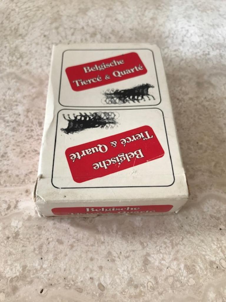 Kaartspel "Belgische Tiercé&Quarté" (nr3560), Enlèvement ou Envoi, Utilisé, Carte(s) à jouer