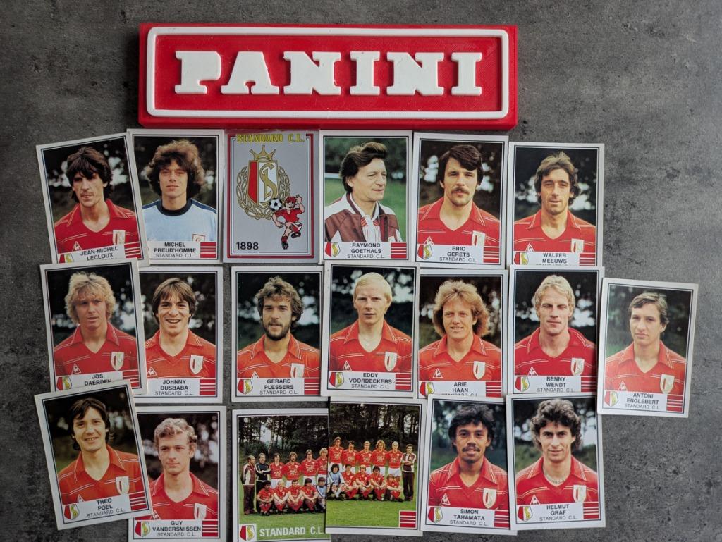 AUTOCOLLANTS 19X PANINI FOOTBALL 82 STANDARD CL  1982, Envoi