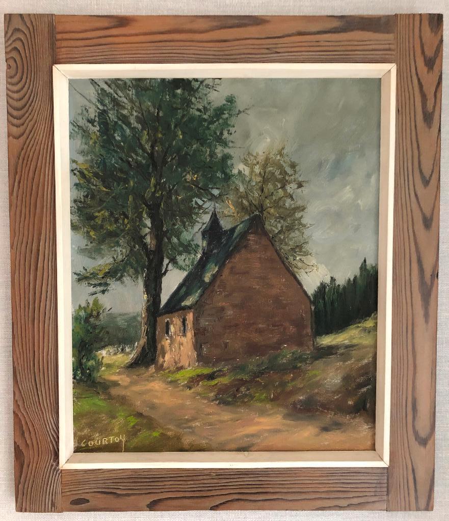 Toile "Chapelle Sainte-Anne" des Pouhons d'Omer Courtoy, Enlèvement