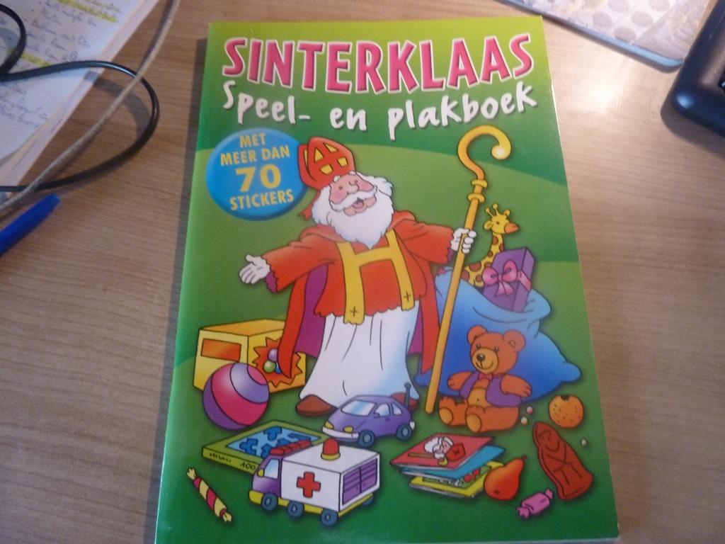 Sinterklaas speel en plakboek, Ophalen of Verzenden, Nieuw
