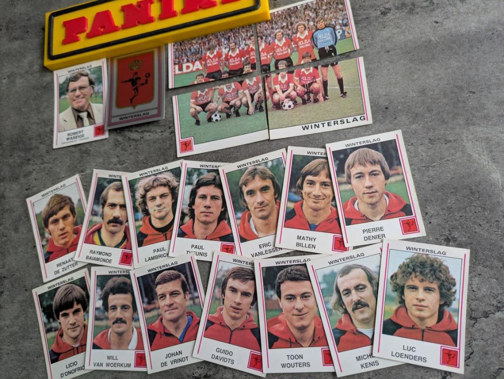 AUTOCOLLANTS PANINI FOOTBALL 80 WINTERSLAG 20X 1980, Hobby & Loisirs créatifs, Autocollants & Images, Envoi