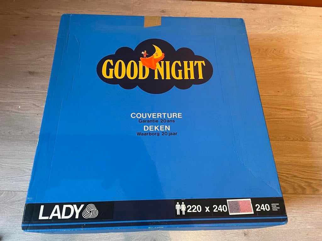 Good night 100% wol deken 220 x 240, Huis en Inrichting, Ophalen of Verzenden, Gebruikt