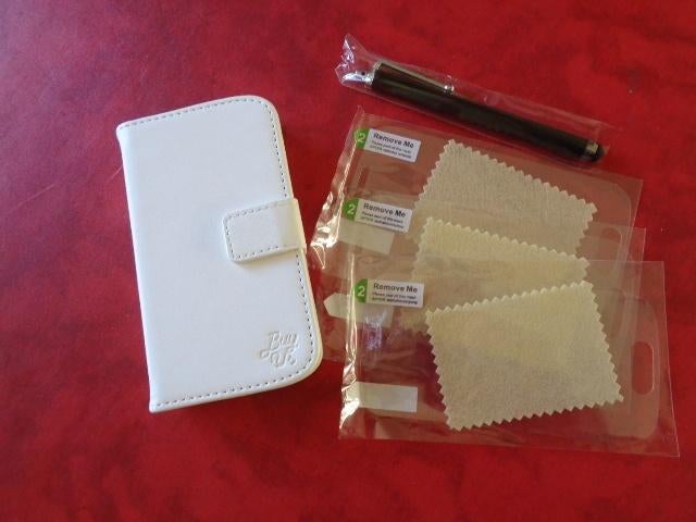 Housse GSM Samsung Galaxy Trend. Blanche Neuf, Télécoms, Envoi, Neuf, Housse ou Sac