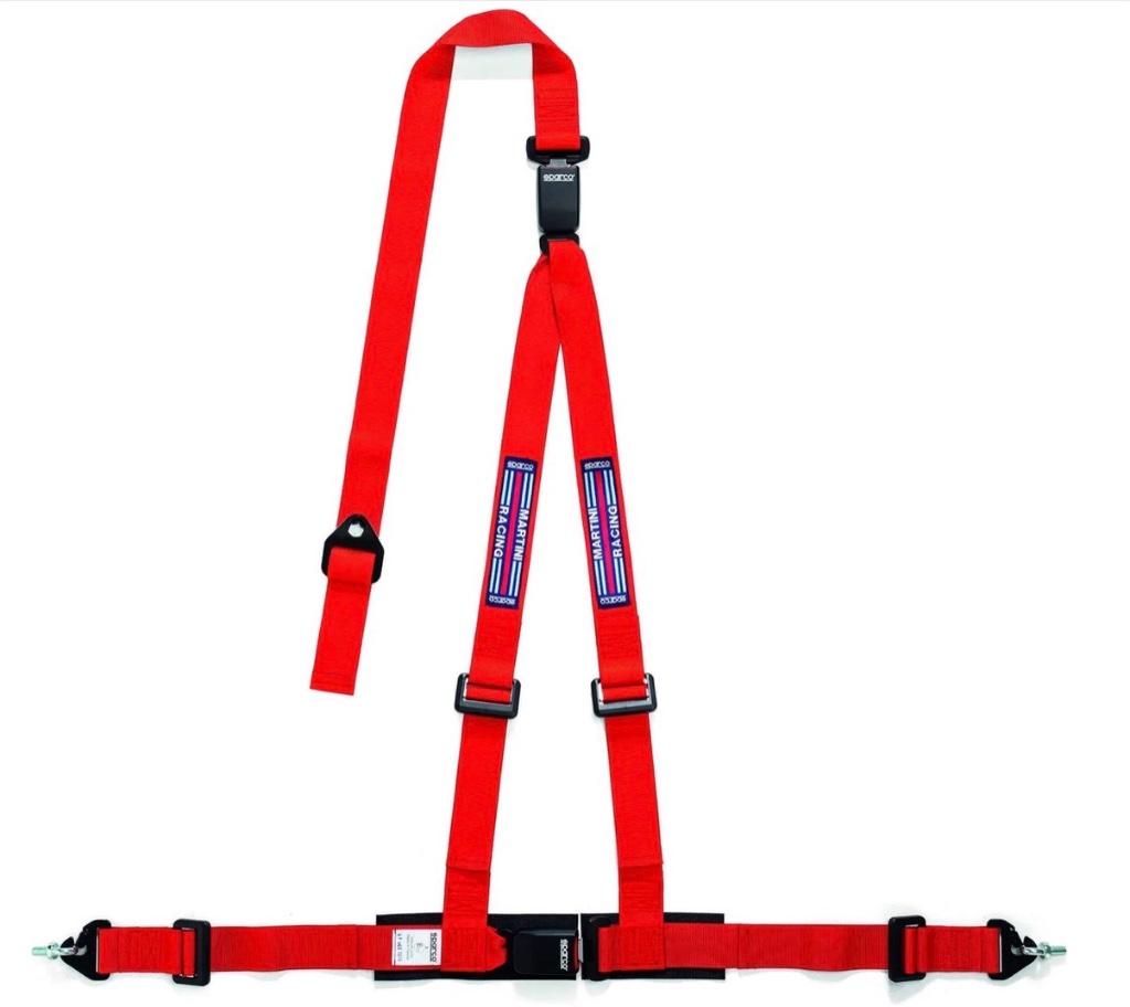 Sparco 3-punts rood Martini Racing edition harnas, Ophalen of Verzenden, Nieuw