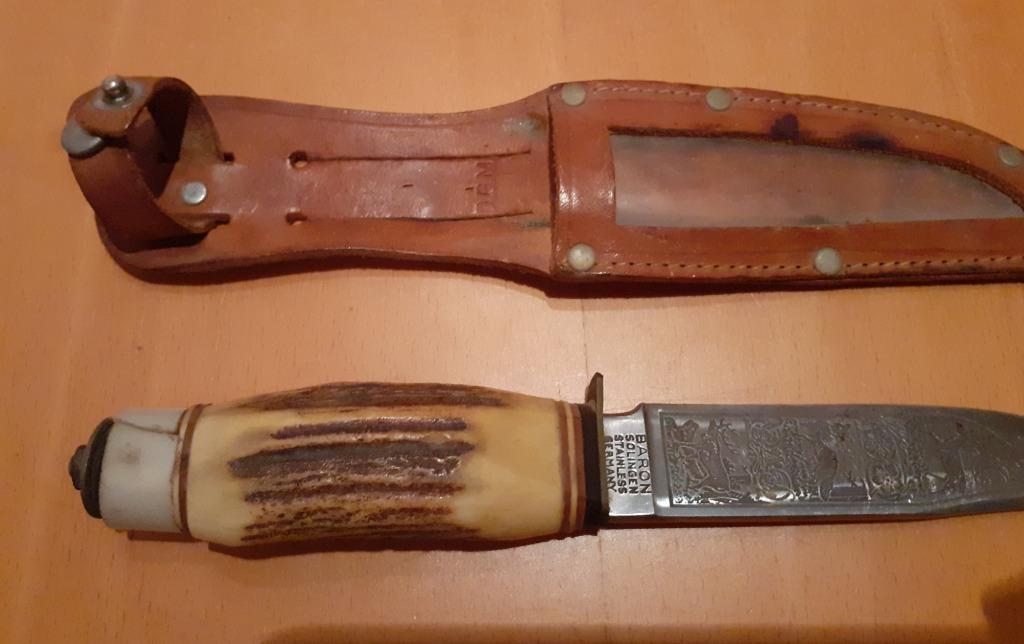 FAIRE OFFRE  : BARON SOLINGEN GERMANY GRAVÉ 3 animaux, Maison & Meubles, Enlèvement ou Envoi, Utilisé