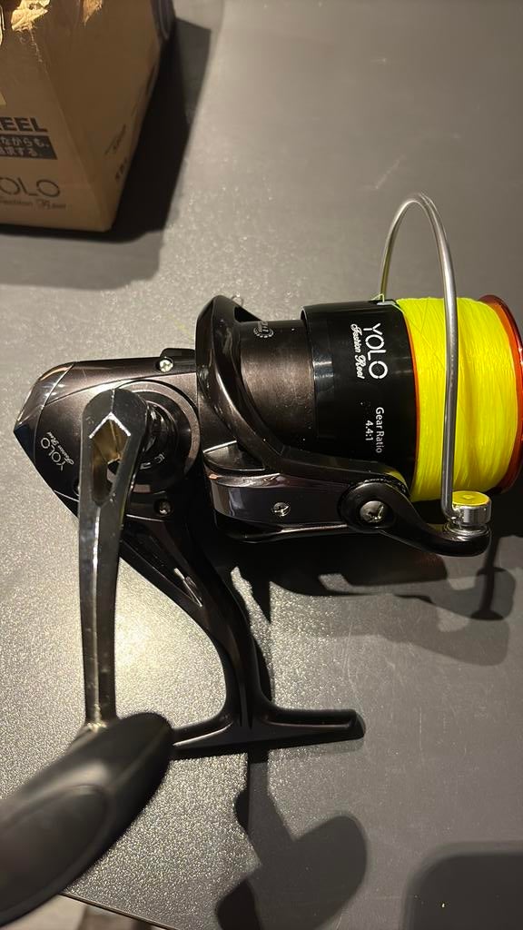 Yolo zeemolen 9000, Watersport en Boten, Hengelsport | Zeevissen, Ophalen, Zo goed als nieuw