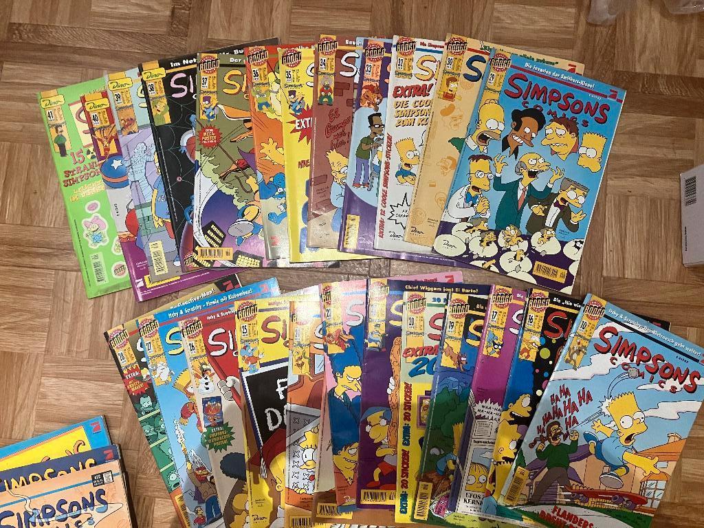 30 tal The Simpsons comics Duitstalig, Europa, Ophalen of Verzenden, Zo goed als nieuw, Meerdere comics