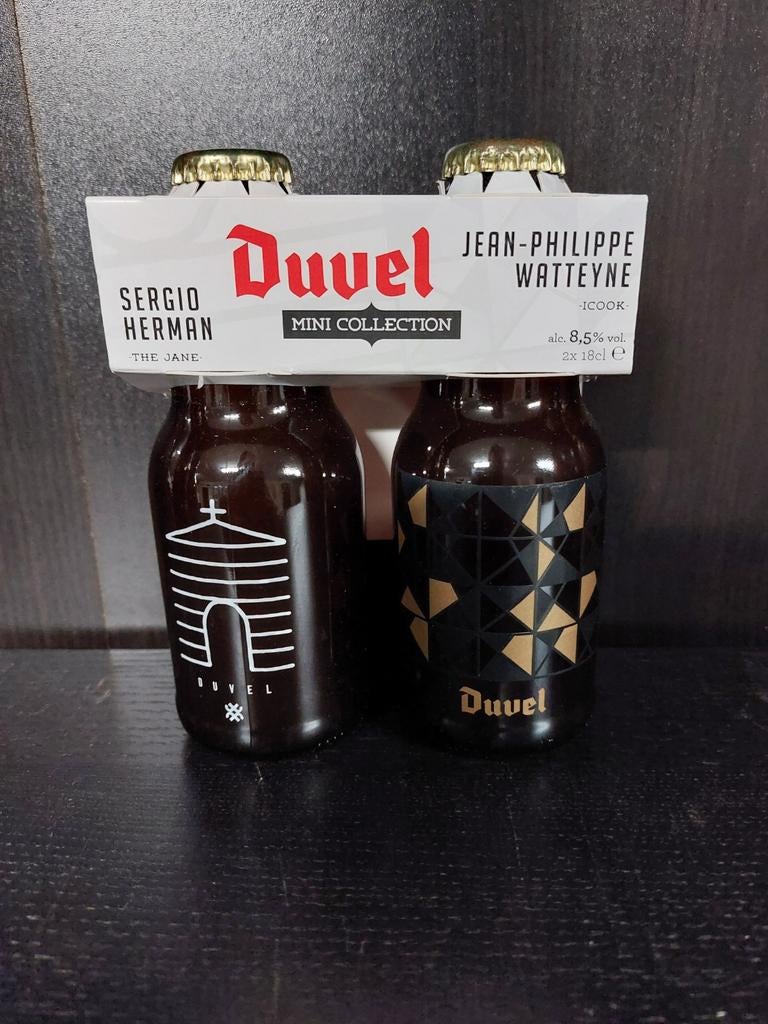 2 bierflesjes Duvel Sergio Herman, Enlèvement ou Envoi, Duvel