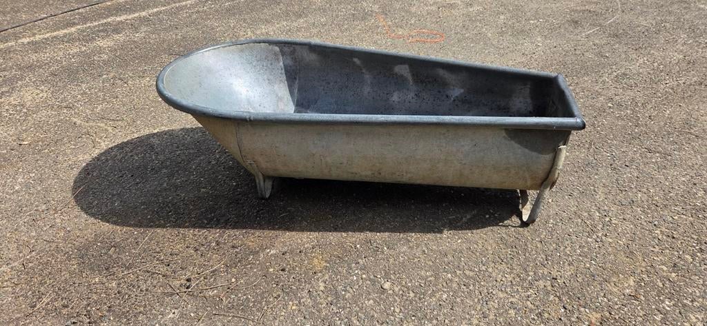 Antiek zinken badje, Antiek en Kunst, Ophalen