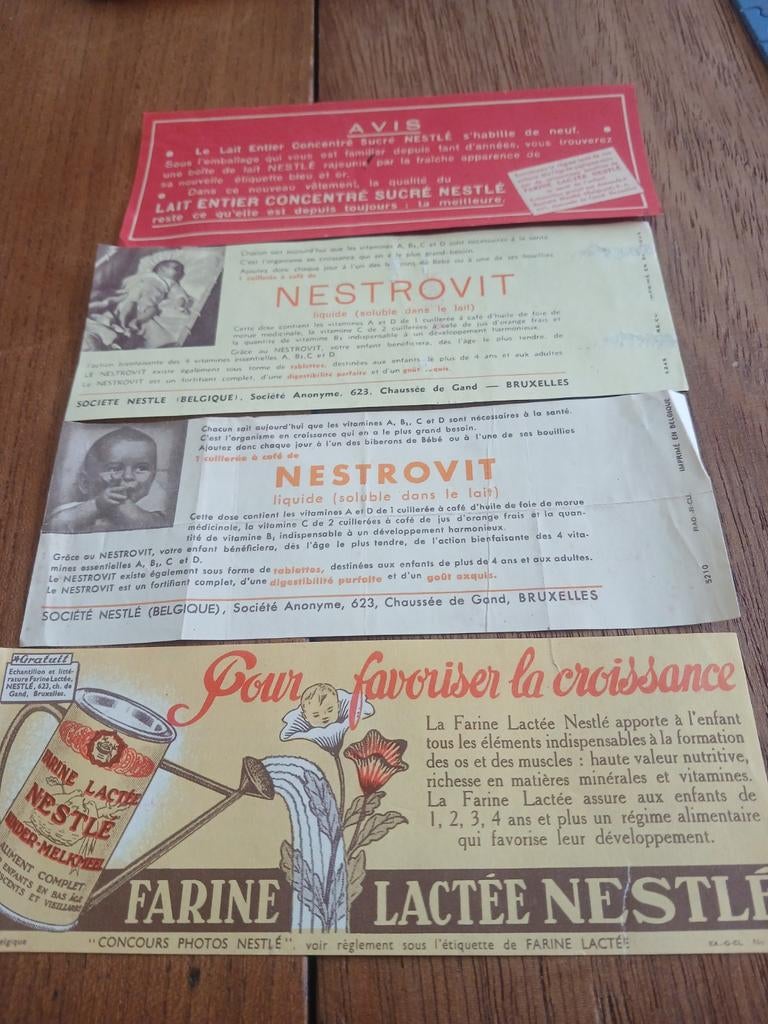 Nestle, Collections, Marques & Objets publicitaires