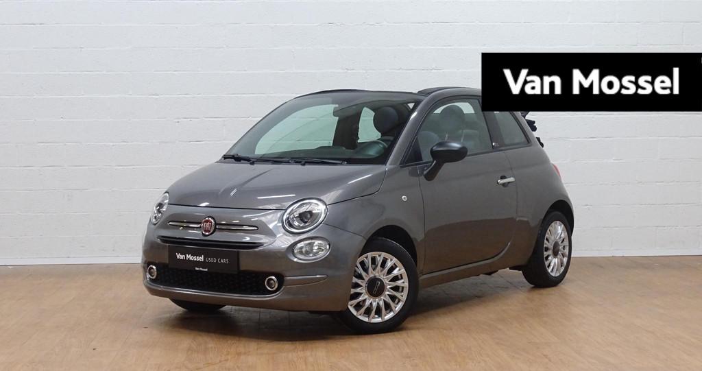 Fiat 500C 1.0 Hybrid 70 Cult, Voorwielaandrijving, Stof, Gebruikt, Zwart