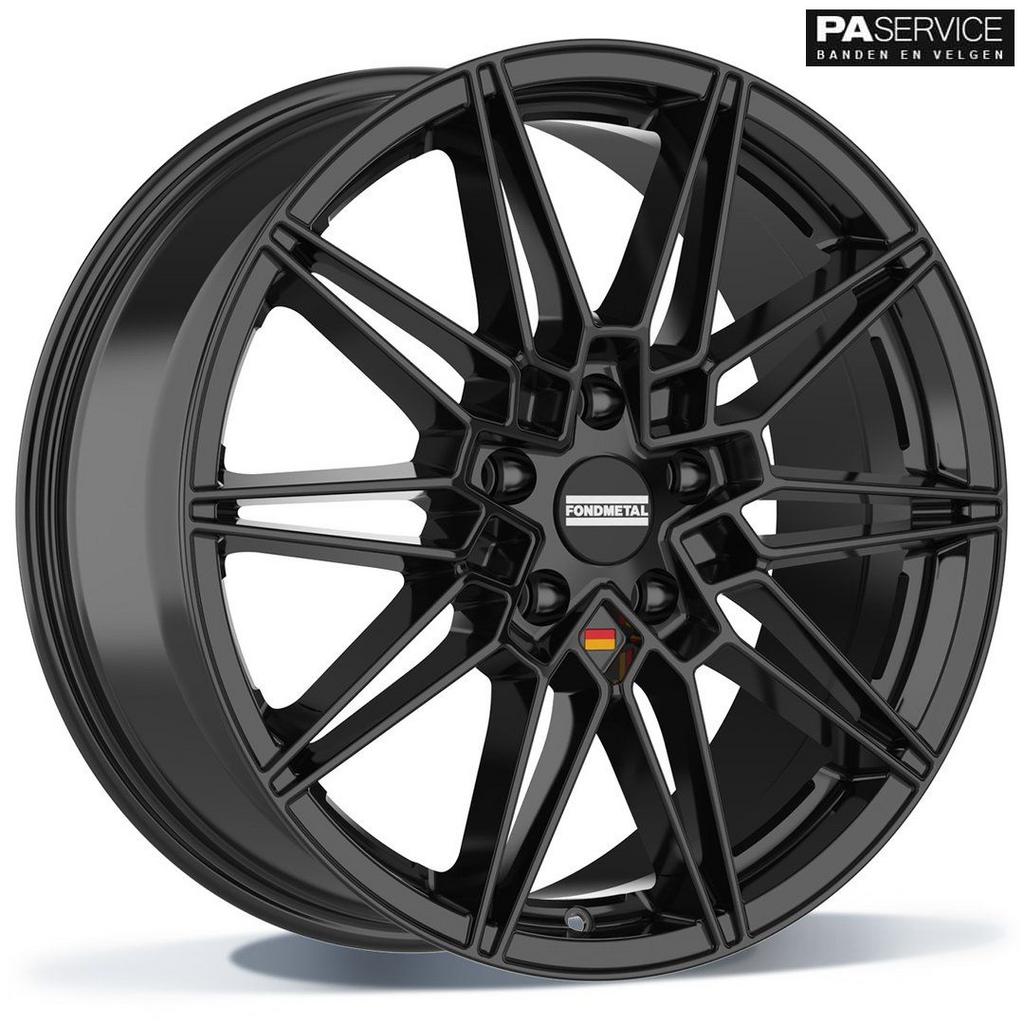 Nw 19 inch Gloss Black Fondmetal Breedset voor BMW 3 G20 G21, Auto-onderdelen, Banden en Velgen, 19 inch, Velg(en), -, -