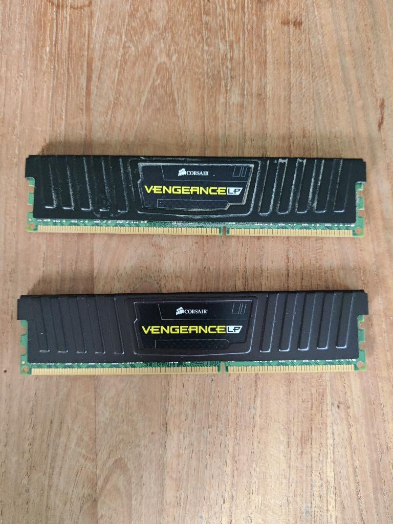 Corsair Vengeance LP 1600Mhz 2x4GB, Computers en Software, RAM geheugen, Ophalen, Gebruikt, 8 GB, DDR3