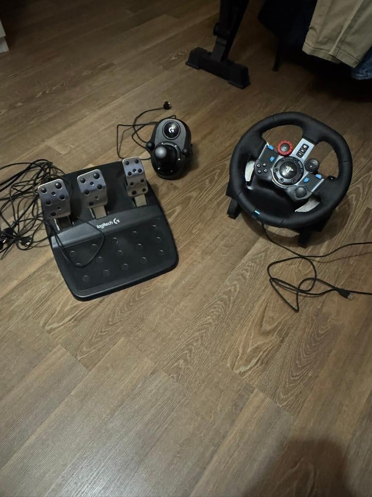 Logitech G29 Driving Force stuur, pedalen, shifter PS4 PS5, Ophalen, Nieuw, Controller, PlayStation 4