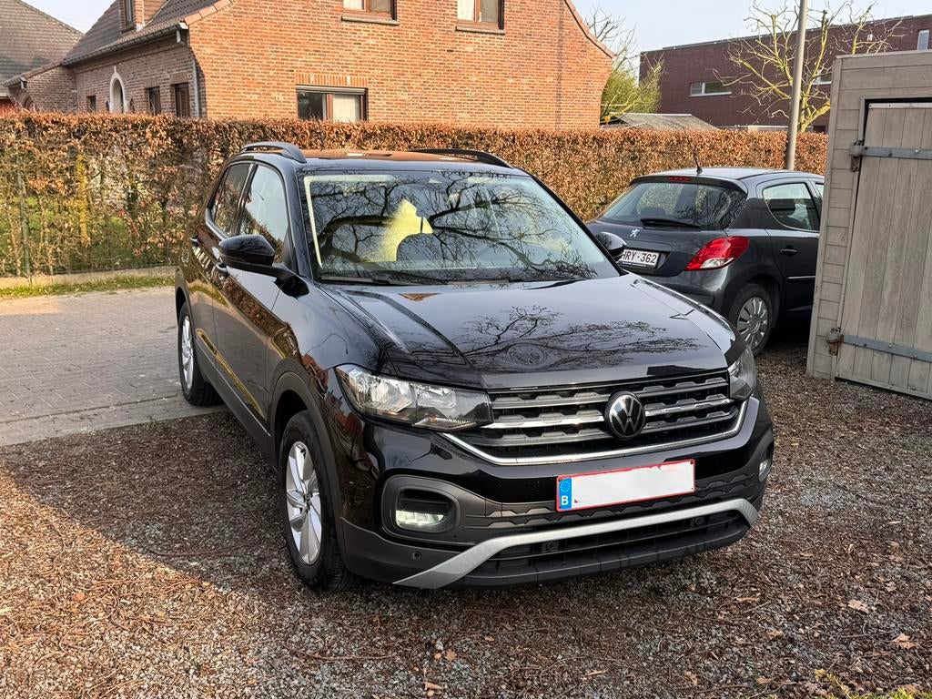 Volkswagen T-Cross 1.0 TSI Life OPF (EU6AP), Autos, Volkswagen, Euro 6, Assistance au freinage d'urgence, Noir, 5 portes